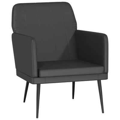 Armchair Black 61x78x80 cm Faux Leather