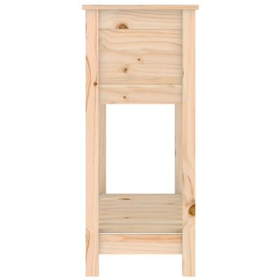 Planter with Shelf 82.5x34.5x81 cm Solid Wood Pine