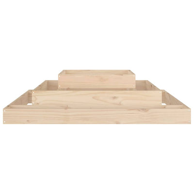 Planter 110x110x27 cm Solid Wood Pine