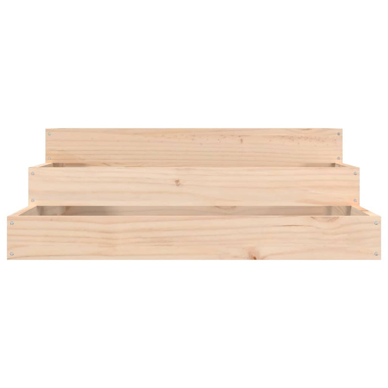 Planter 78x78x27 cm Solid Wood Pine