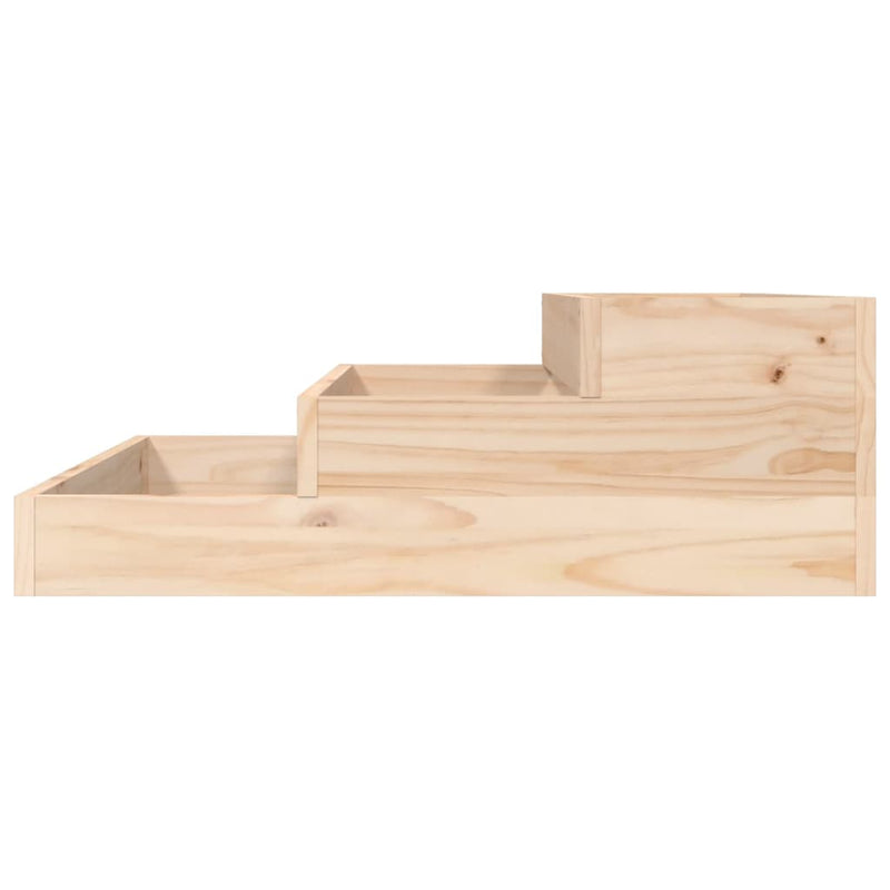 Planter 78x78x27 cm Solid Wood Pine