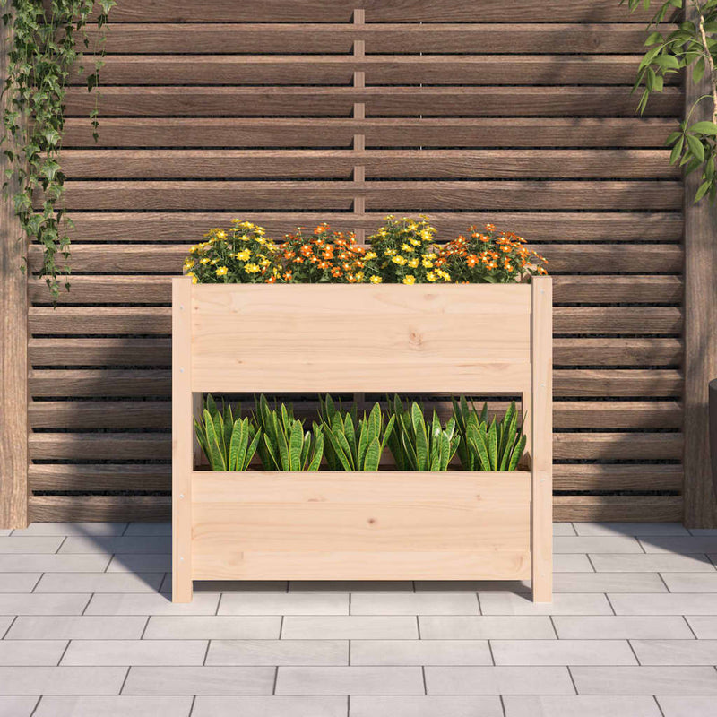 Planter 77x25x66 cm Solid Wood Pine