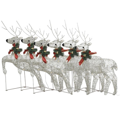 Christmas Reindeers 6 pcs Gold 120 LEDs