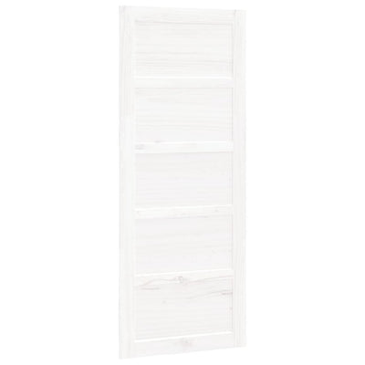 Barn Door White 80x1.8x204.5 cm Solid Wood Pine