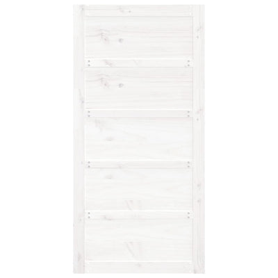 Barn Door White 100x1.8x204.5 cm Solid Wood Pine