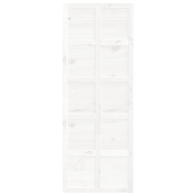 Barn Door White 80x1.8x214 cm Solid Wood Pine