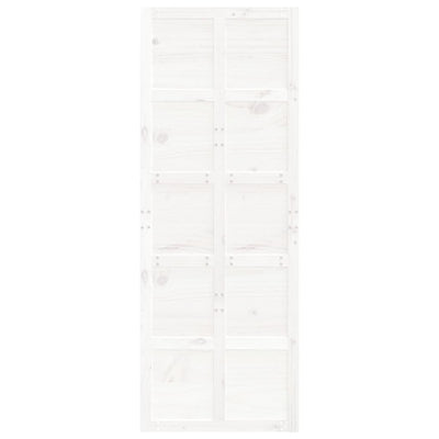 Barn Door White 80x1.8x214 cm Solid Wood Pine