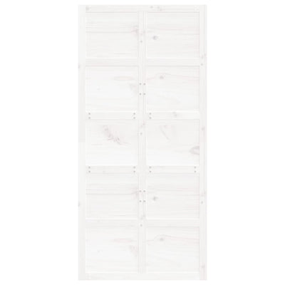 Barn Door White 100x1.8x214 cm Solid Wood Pine