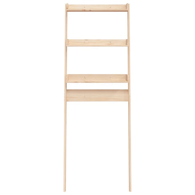 Toilet Rack 63.5x32x179 cm Solid Wood Pine