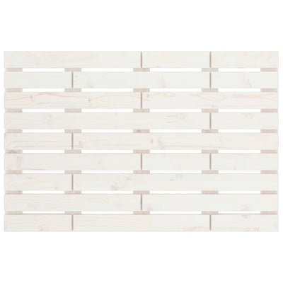 Wall Headboard White 96 cm Solid Wood Pine