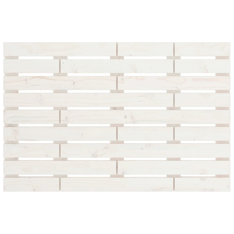 Wall Headboard White 96 cm Solid Wood Pine