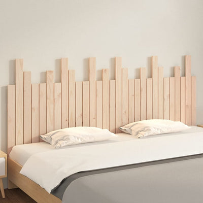 Wall Headboard 185 cm Solid Wood Pine