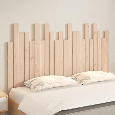 Wall Headboard 140 cm Solid Wood Pine