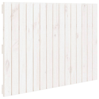 Wall Headboard White 95.5 cm Solid Wood Pine