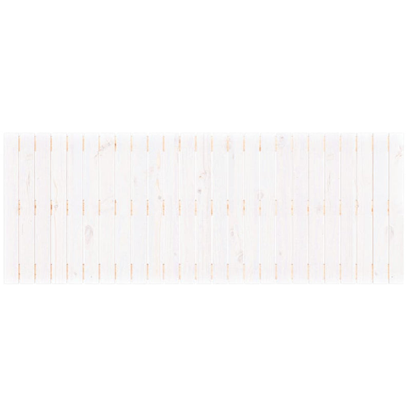 Wall Headboard White 159.5 cm Solid Wood Pine