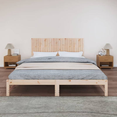 Wall Headboard 185 cm Solid Wood Pine