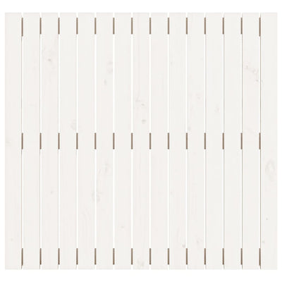 Wall Headboard White 95.5 cm Solid Wood Pine