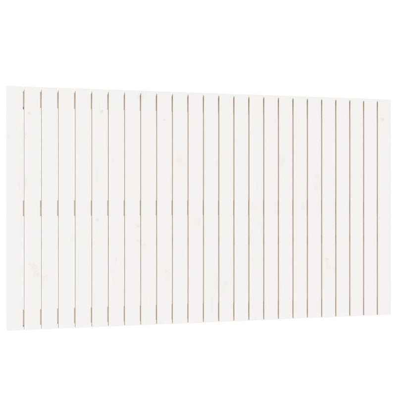 Wall Headboard White 159.5 cm Solid Wood Pine