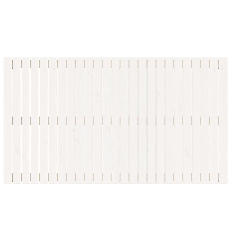 Wall Headboard White 159.5 cm Solid Wood Pine