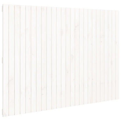 Wall Headboard White 159.5 cm Solid Wood Pine