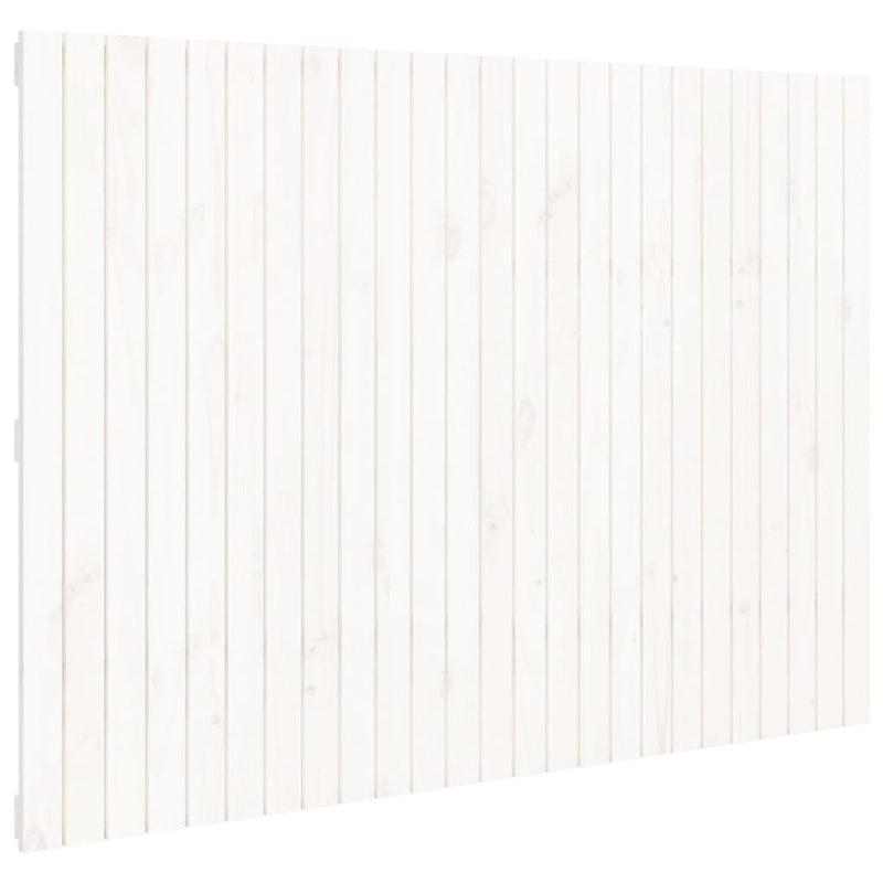 Wall Headboard White 159.5 cm Solid Wood Pine