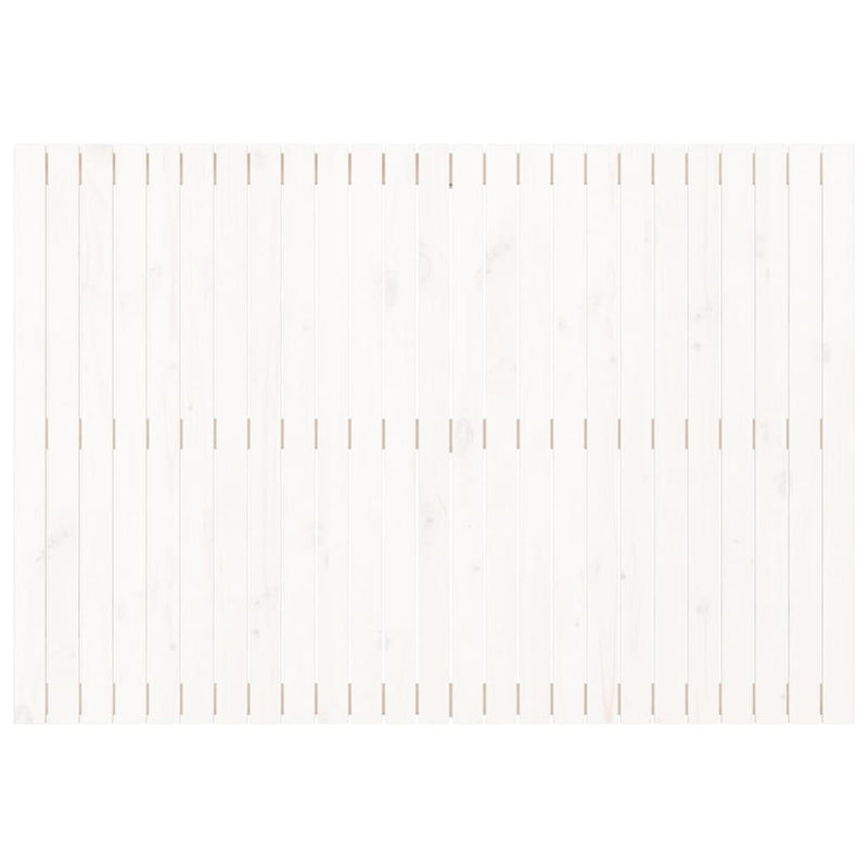 Wall Headboard White 159.5 cm Solid Wood Pine