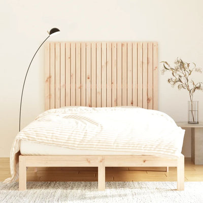 Wall Headboard 140 cm Solid Wood Pine