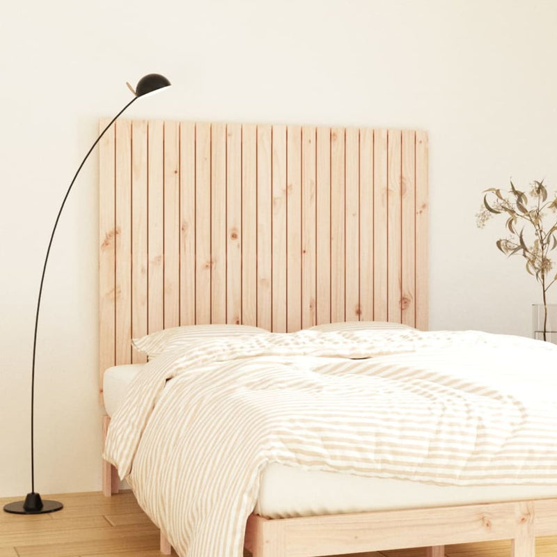 Wall Headboard 140 cm Solid Wood Pine