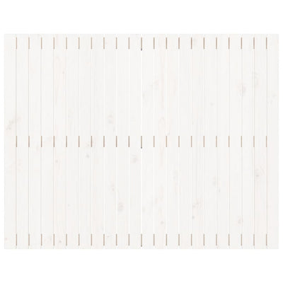 Wall Headboard White 140 cm Solid Wood Pine