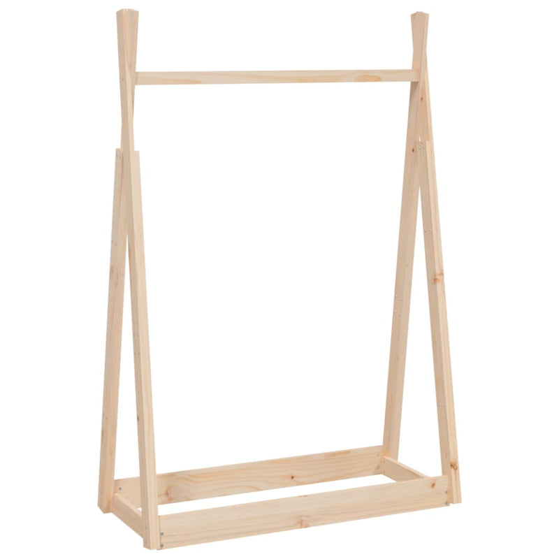 Clothes Rack 100x45x150 cm Solid Wood Pine