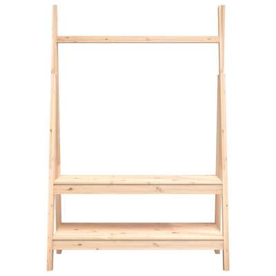 Clothes Rack 100x45.5x150 cm Solid Wood Pine