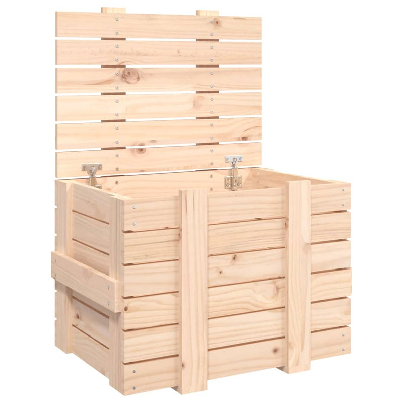 Storage Box 58x40.5x42 cm Solid Wood Pine