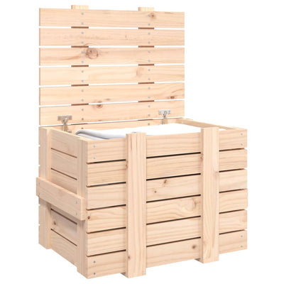 Storage Box 58x40.5x42 cm Solid Wood Pine