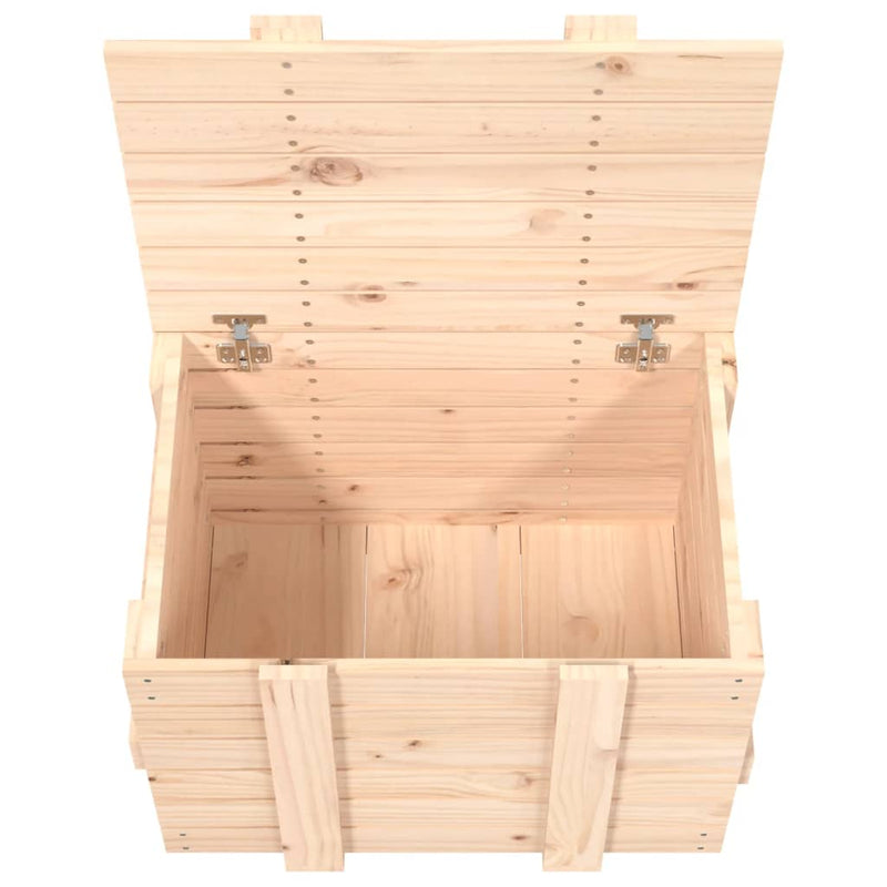 Storage Box 58x40.5x42 cm Solid Wood Pine