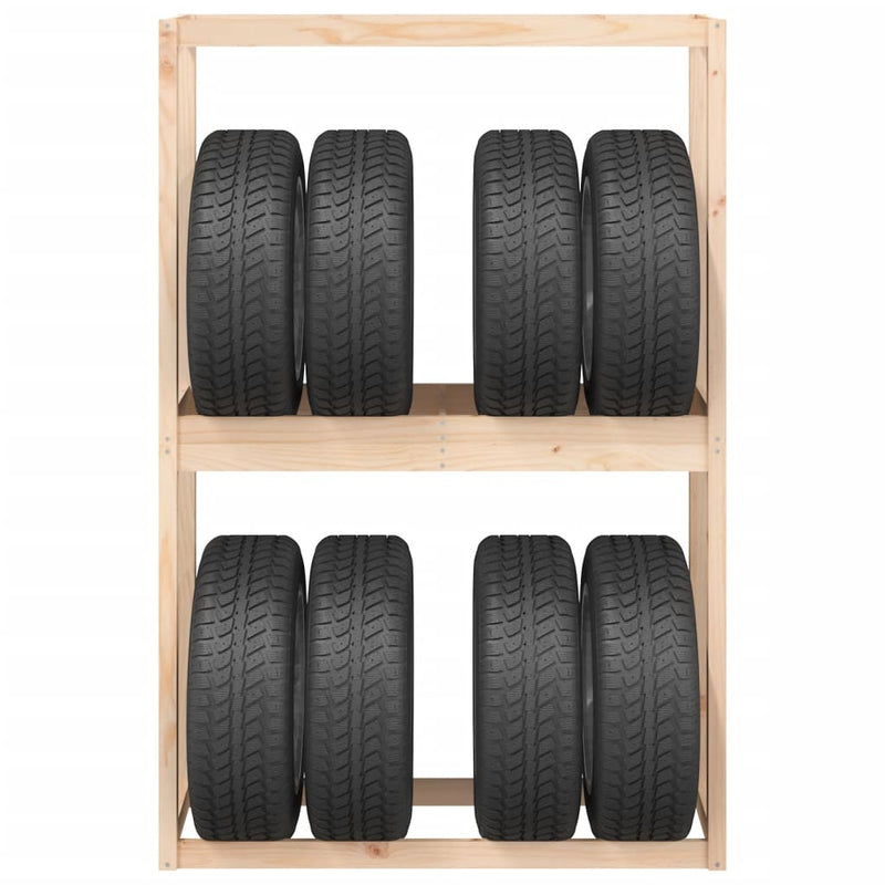 Tire Rack 120x40x180 cm Solid Wood Pine