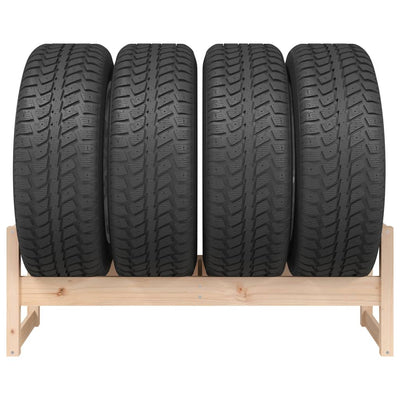 Tire Rack 120x40x40 cm Solid Wood Pine