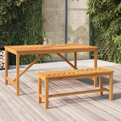 Garden Bench 110 cm Solid Wood Acacia