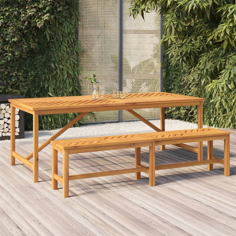 Garden Bench 180 cm Solid Wood Acacia