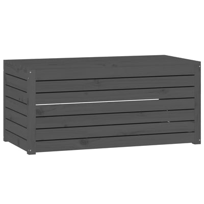 Garden Box Grey 101x50.5x46.5 cm Solid Wood Pine