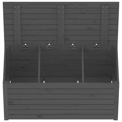 Garden Box Grey 101x50.5x46.5 cm Solid Wood Pine