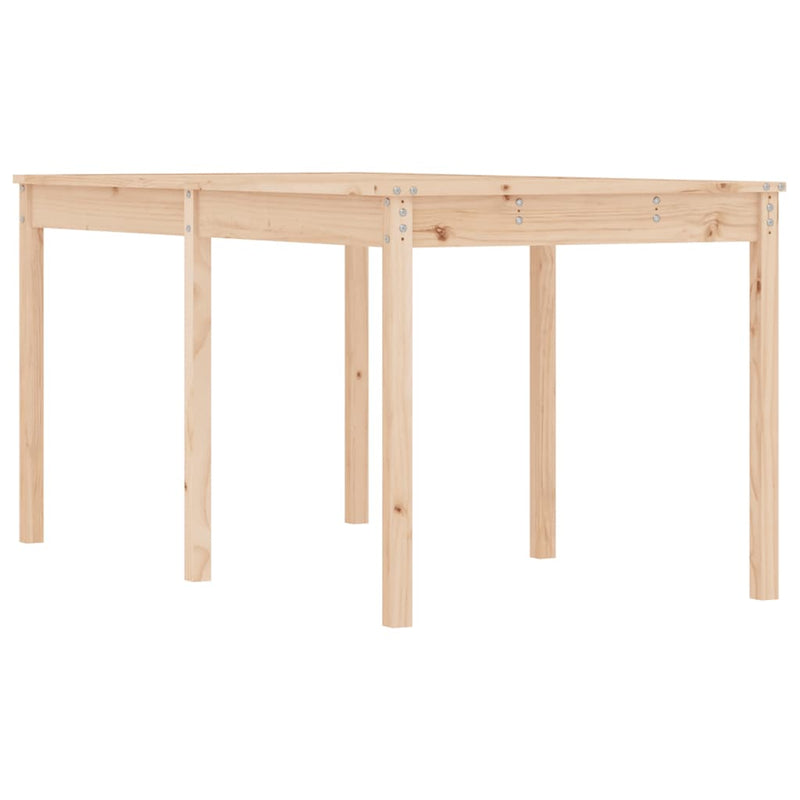 Garden Table 159.5x82.5x76 cm Solid Wood Pine