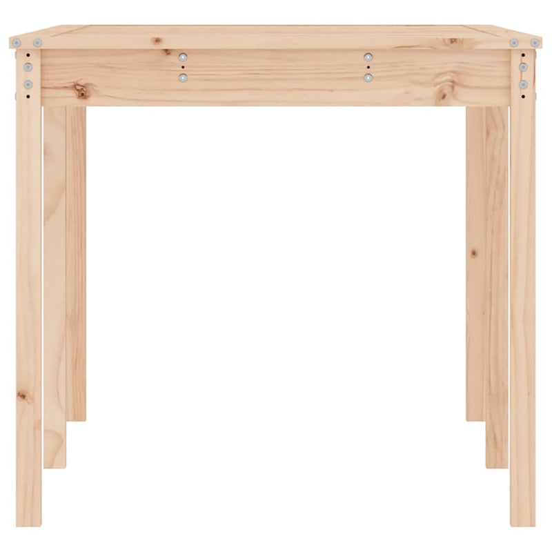 Garden Table 159.5x82.5x76 cm Solid Wood Pine