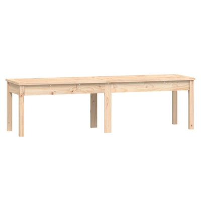 2-Seater Garden Bench 159.5x44x45 cm Solid Wood Pine