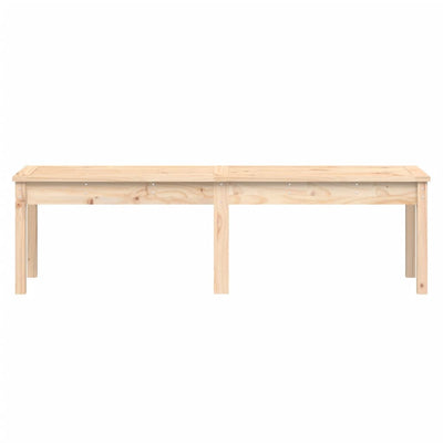 2-Seater Garden Bench 159.5x44x45 cm Solid Wood Pine