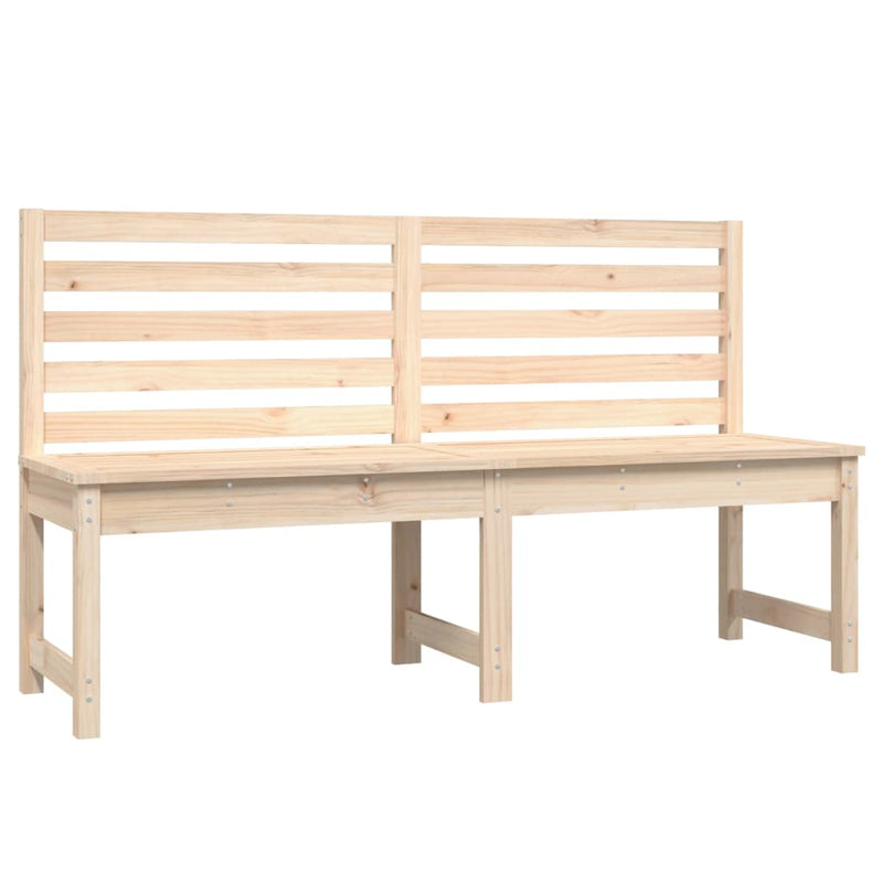 Garden Bench 157.5 cm Solid Wood Pine