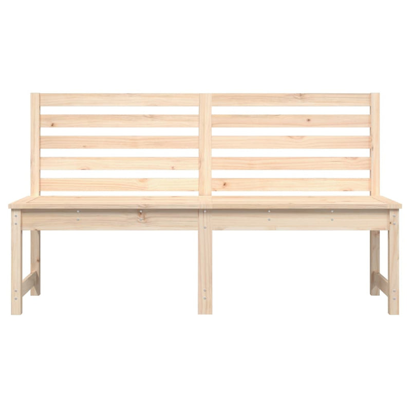 Garden Bench 157.5 cm Solid Wood Pine