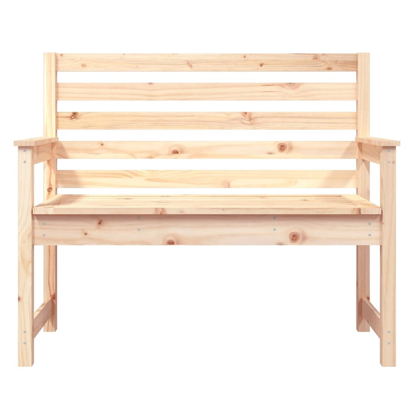 Garden Bench 109x48x91.5 cm Solid Wood Pine