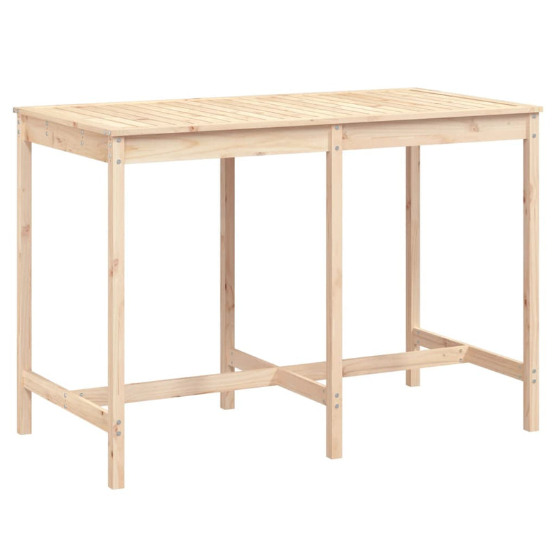 Garden Table 159.5x82.5x110 cm Solid Wood Pine