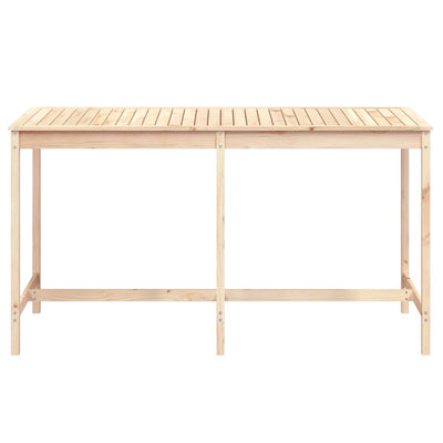 Garden Table 203.5x90x110 cm Solid Wood Pine