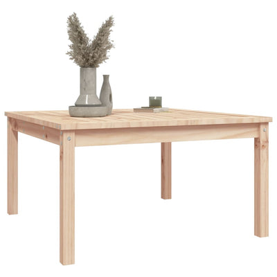 Garden Table 82.5x82.5x45 cm Solid Wood Pine